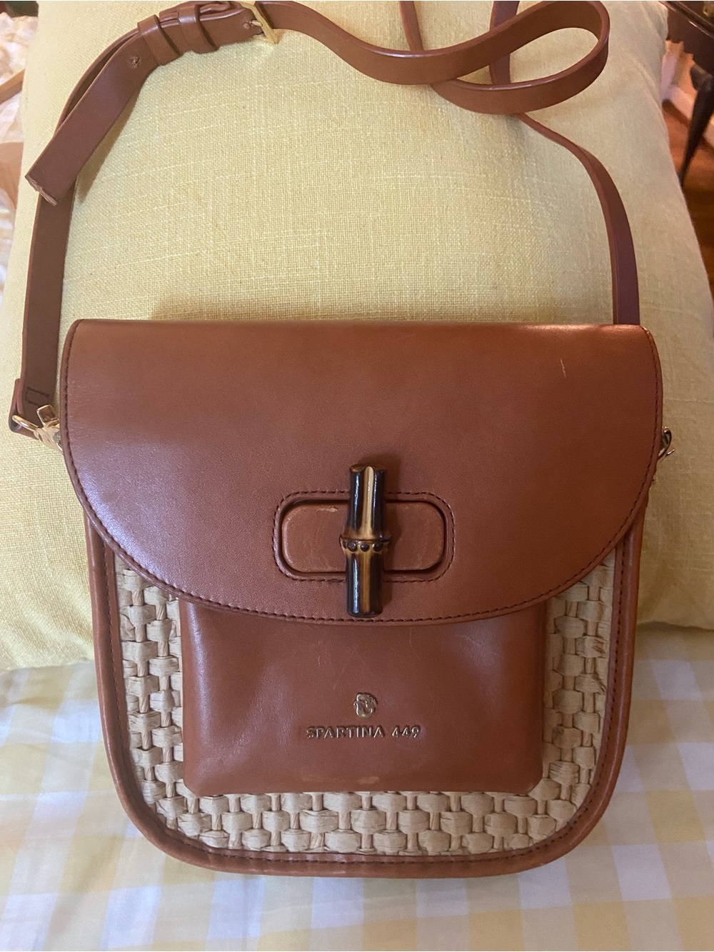 Spartina Straw Handbag - Shoulder or Crossbody Bag